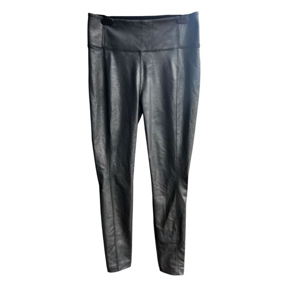 ATHLETA Delancey Gleam Tight Small Black Commute Travel Work shimmer - Picture 1 of 7